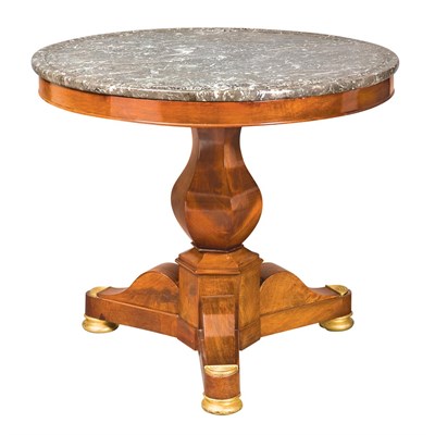 Lot 583 - Louis Philippe Parcel Gilt Mahogany Gueridon...