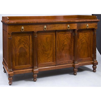 Lot 130 - Classical Mahogany Sideboard New York, second...