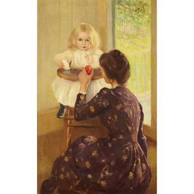 Lot 367 - Marie Danforth Page American, 1869-1940 Carrie...