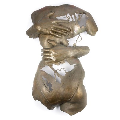 Lot 77 - Carole Jeane Feuerman American, b. 1945 Hug II,...