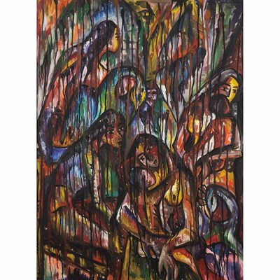 Lot 185 - Senaka Senanayake Sri Lankan, b. 1951 Women...