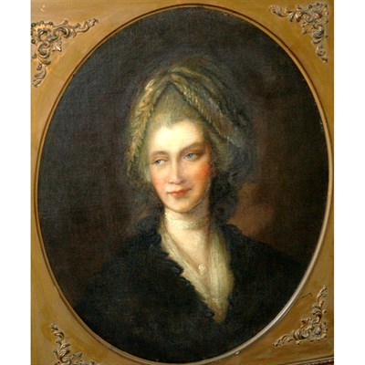Lot 75 - Attributed to Gainsborough Dupont Portrait of...