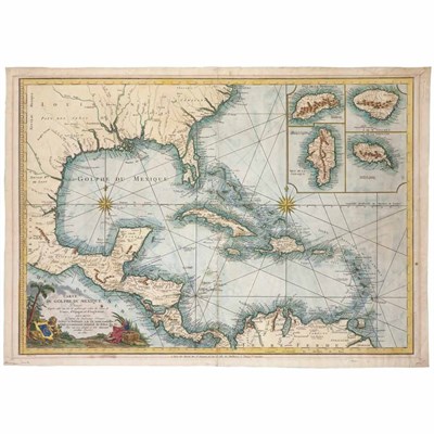 Lot 85 - [MAPS] DENIS, LOUIS. Carte Du Golphe Du...