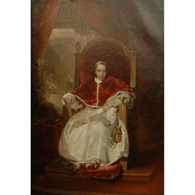 Lot 105 - Italian School 19th Century Portrait of Pope...