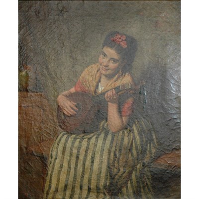 Lot 34 - Edwin Thomas Roberts British, 1840-1917 Lady...