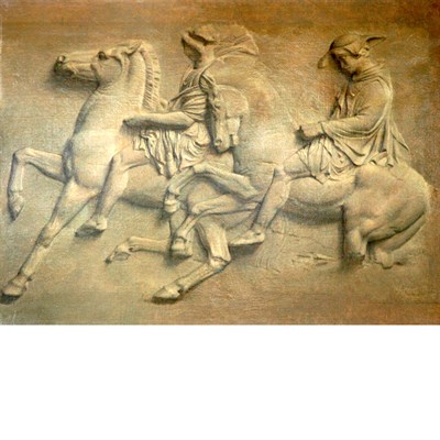 Lot 119 - French School 19th Century Two Horsemen, After...