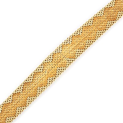 Lot 58 - Lady's Gold Bracelet-Watch