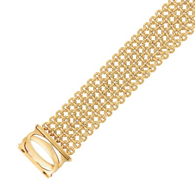 Lot 572 - Five Strand Gold Bracelet, Cartier