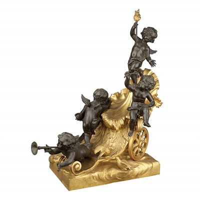 Lot 312 - Transitional Louis XV/XVI Style Gilt and...