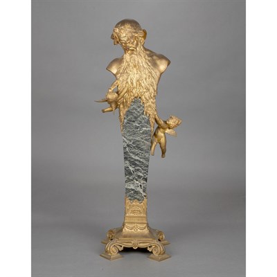 Lot 499 - German Neoclassical Style Gilt-Bronze and...