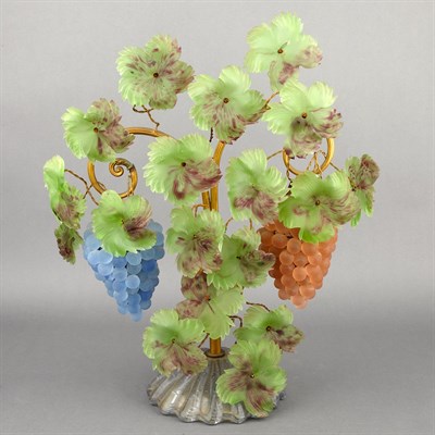 Lot 393 - Czechoslovakian Frosted Glass and Gilt-Metal...