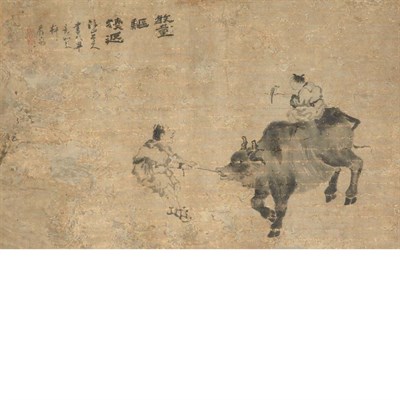 Lot 558 - Chinese School 18th/19th Century Boy riding a...
