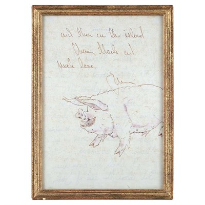 Lot 1238 - WYETH, JAMIE Autograph letter signed by Jamie...