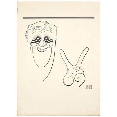 Lot 130 - [ILLUSTRATION ART] HIRSCHFELD, AL. [Franklin...