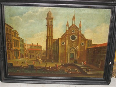 Lot 96 - Venetian School Early 19th Century The Frari...