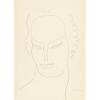 Lot 3 - Gaston Lachaise American, 1882-1935 Head...