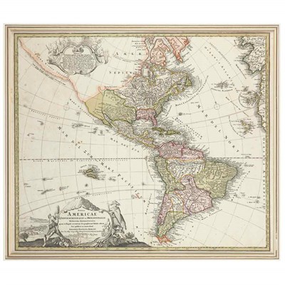 Lot 86 - [MAPS] HOMANN, JOHANN BAPTIST. Totius Americae...