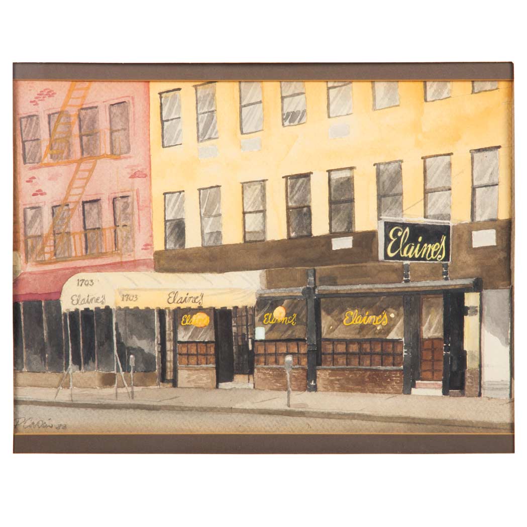 Lot 1196 - Original watercolor drawing depicting the...