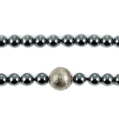 Lot 690 - Hematite and Sterling Silver Bead Necklace, Tiffany & Co., and Gold and Sterling Silver Jewelry