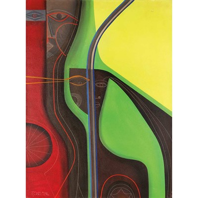 Lot 182 - Carlos Paez Vilaro Uruguayan, b. 1923 Te vi...