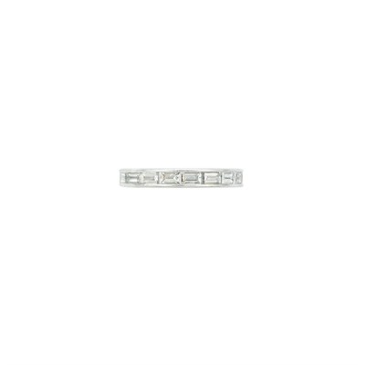 Lot 175 - Platinum and Diamond Band Ring, Harry Winston