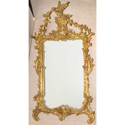 Lot 392 - George III Style Gilt-Wood Mirror Height 65...