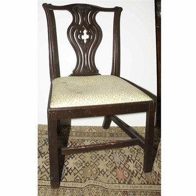 Lot 387 - Pair of George III Style Mahogany Side Chairs