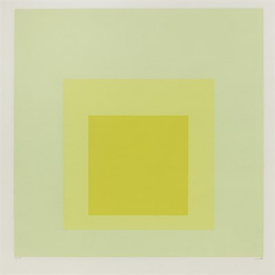 Lot 278 - Josef Albers (1888-1976) HOMAGE TO THE SQUARE...