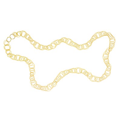 Lot 443 - Long Gold "Hawaii" Chain Necklace, Buccellati