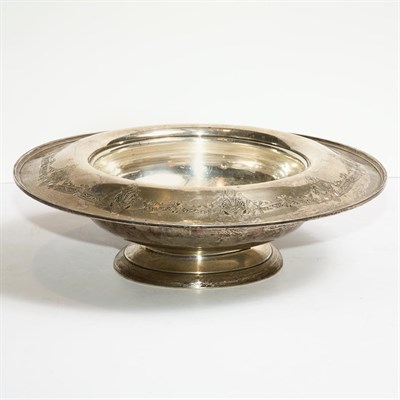 Lot 319 - Sterling Silver Bowl Approximately 28 ounces.