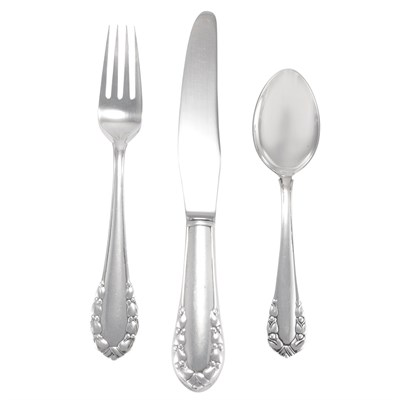 Lot 269 - Assembled Georg Jensen Sterling Silver...