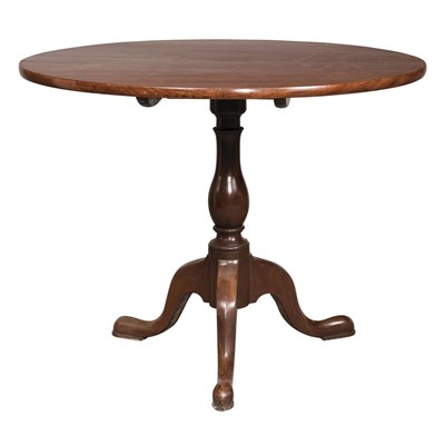 Lot 392 - George II Mahogany Tilt-Top Table Circa 1750...