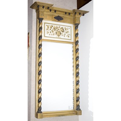 Lot 448 - Classical Style Gilt-Wood and Eglomise Mirror...