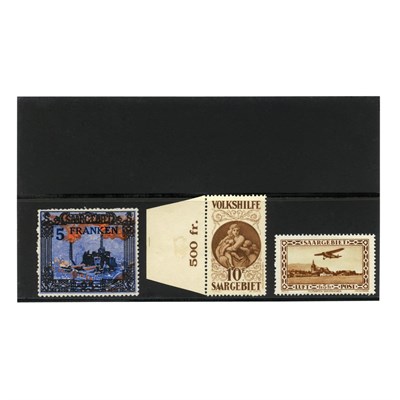 Lot 1024 - Saar, Postage Stamps 1921 to 1934 Complete for...