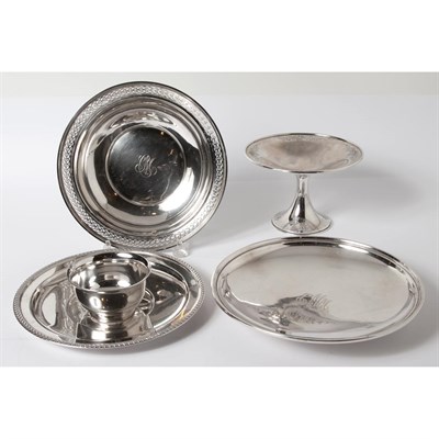 Lot 271 - Group of Five Sterling Silver Articles Total...