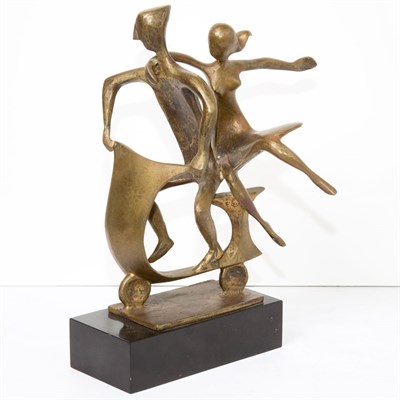 Lot 38 - Milton Elting Hebald American, b. 1917 Man and...