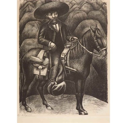 Lot 243 - David Alfaro Siqueiros (1896-1974) ZAPATA...