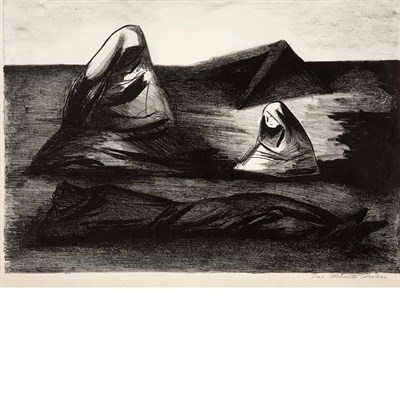 Lot 217 - Jose Clemente Orozco (1883-1949) RUINED HOUSE...