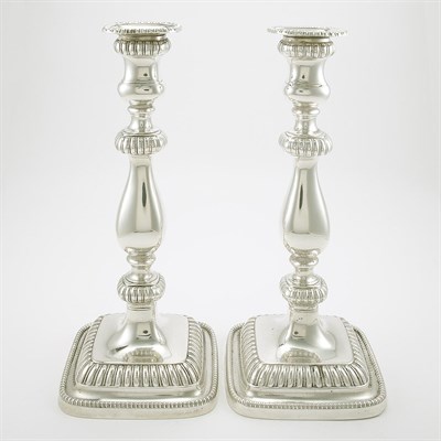 Lot 216 - Pair of Gorham Sterling Silver Candlesticks...