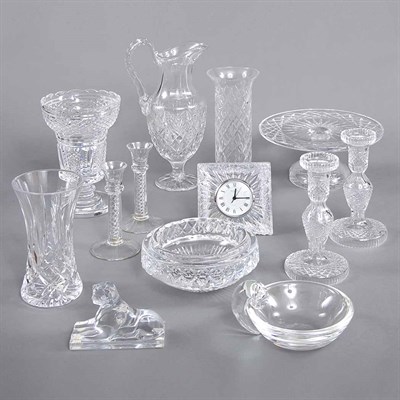Lot 1091 - Group of Twelve Cut Glass Table Articles...