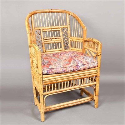 Lot 1096 - Bamboo Tub Chair