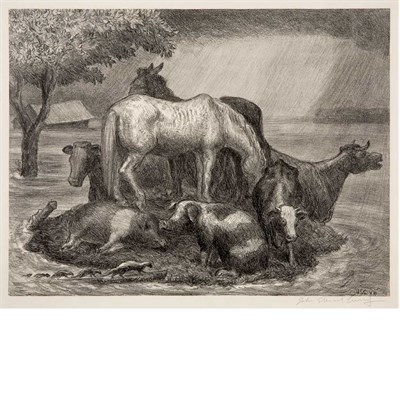 Lot 189 - John Steuart Curry (1897-1946) SANCTUARY (COLE...