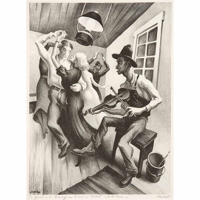 Lot 115 - Thomas Hart Benton (1889-1975) I GOT A GAL ON...