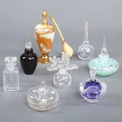Lot 1137 - Group of Eight Perfume Bottles Including one...