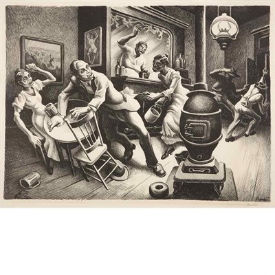 Lot 107 - Thomas Hart Benton (1889-1975) FRANKIE AND...