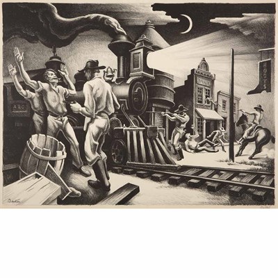 Lot 109 - Thomas Hart Benton (1889-1975) JESSE JAMES...