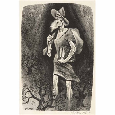 Lot 192 - William Gropper (1897-1977) JOHNNY APPLESEED;...