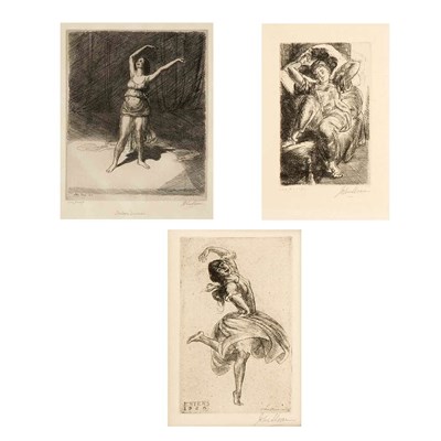 Lot 248 - John Sloan (1871-1951) ISADORA DUNCAN; CONTRE...