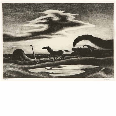 Lot 143 - Thomas Hart Benton (1889-1975) THE RACE (FATH...