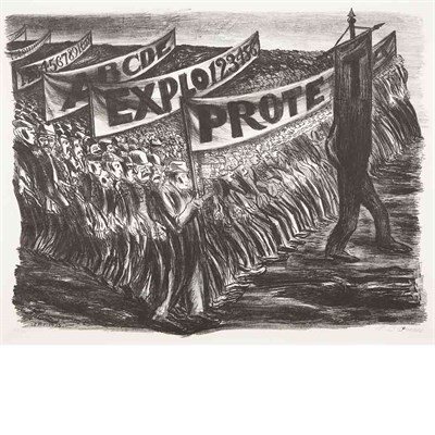 Lot 223 - Jose Clemente Orozco (1883-1949) MANIFESTACION...
